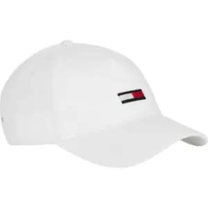 Image of Tommy Jeans Embroidered Flag Cap - White