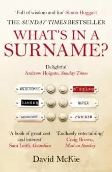 Image of What's in a Surname? A Journey from Abercrombie to Zwicker