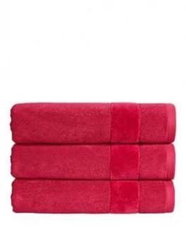 Image of Christy Prism Vibrant Plain Dye Turkish Cotton 550Gsm Towel Range - Very Berry - Hand Towel