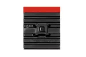 Image of HellermannTyton Self Adhesive Black Cable Tie Mount 28mm x 28mm, 5.4mm Max. Cable Tie Width