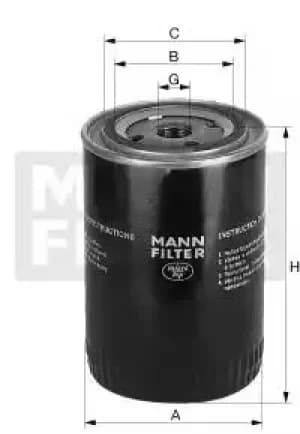 Image of Oil Filter W936/2 By Mann