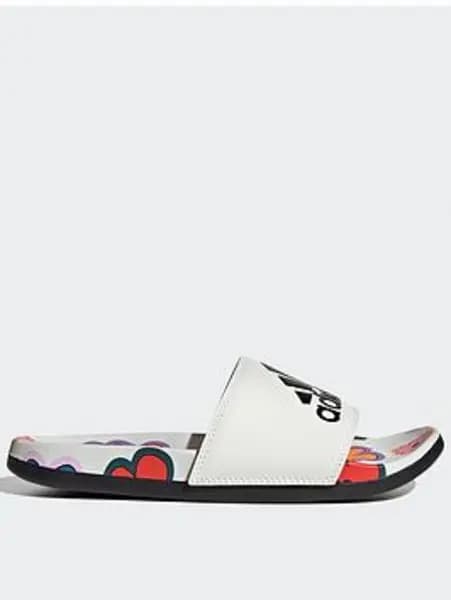 Image of adidas Sportswear Adilette Comfort - Off White, Size 4, Women Off White VI0UW Female 4