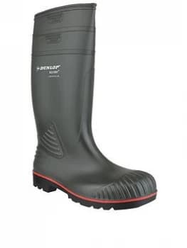 Image of Dunlop Acifort Wellies - Green , Green, Size 8, Men