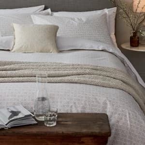 Image of Murmur Thea Linen Throw Brown