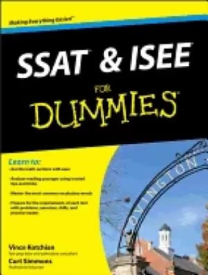 Image of ssat and isee for dummies