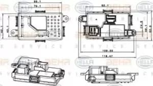 Image of Air Conditioning Regulator 5HL351321-651 by BEHR