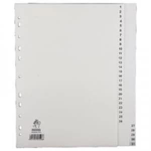 Image of Nice Price A4 White 1-31 Polypropylene Index WX01357