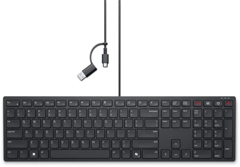 Image of Dell Wired Collaboration Keyboard - KB525C - UK (QWERTY)