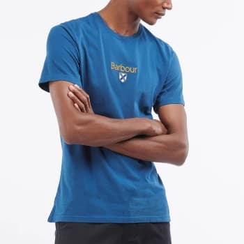 Image of Barbour Mens Emblem T-Shirt - Deep Blue - L