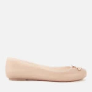 Image of Vivienne Westwood for Melissa Womens Space Love 19 Ballet Flats - Nude Orb - UK 3