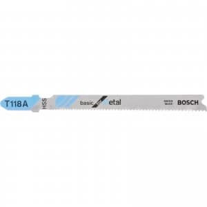 Image of Bosch T118 A Metal Cutting Jigsaw Blades Pack of 100