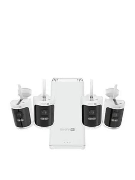Image of Swann AllSecure4K Wireless Security Kit Smart Home Security Camera - White