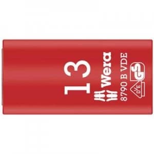 Image of Wera 8790 B VDE 05004957001 Hex head VDE bits 13mm 3/8 (10 mm)