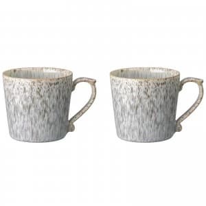 Image of Denby Halo Speckle Large Mugs - 390ml (Set of 2)