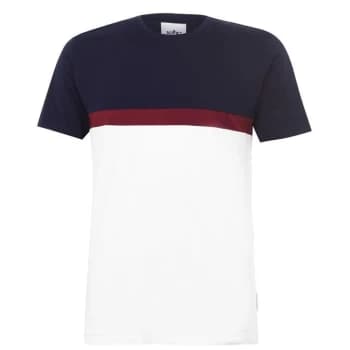 Image of Soviet Block T Shirt Mens - Navy/White