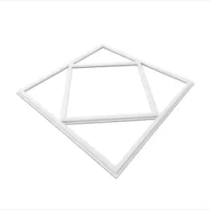 Image of ENER-J Double Square Borderline LED Panel, 40W, 4000 Lumens, 6000K (pack Of 2)
