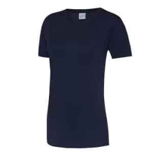 Image of AWDis Just Cool Womens/Ladies Sports Plain T-Shirt (L) (Oxford Navy)