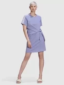 Image of adidas Originals Happy Summer Tee Dress - Light Purple, Light Purple, Size 6, Women