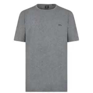 Image of Boss Curved Logo T Shirt - Grey