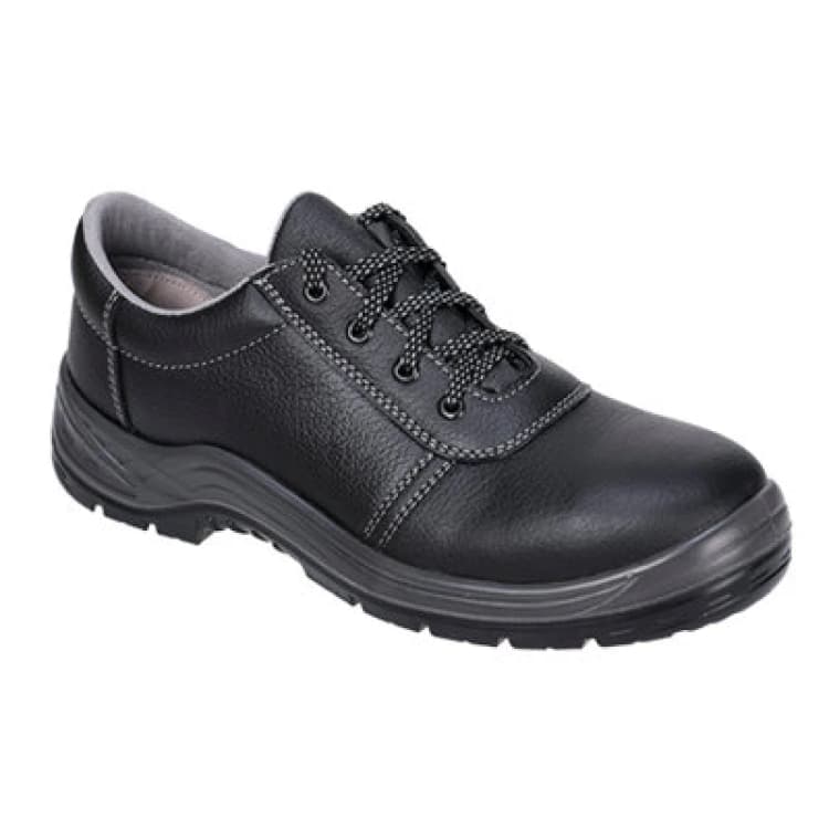 Image of Portwest S3 Kumo Steel Toe Cap Safety Shoes FW43BKR38 Colour: Black