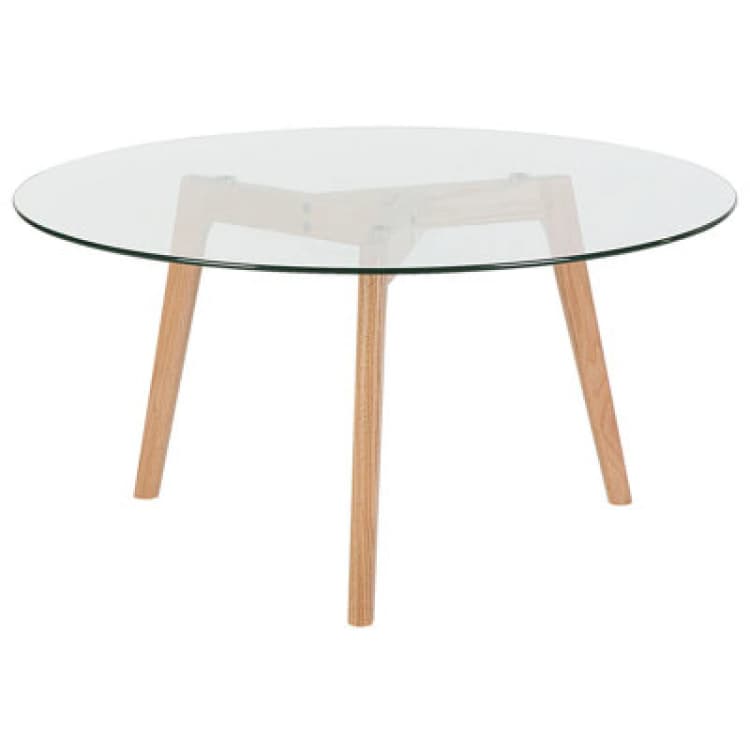 Image of Beliani Coffee Table Minnesota Glass Transparent
