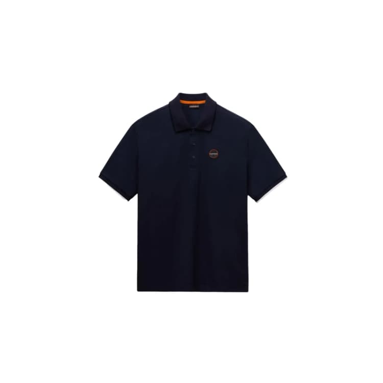 Image of Polo Napapijri Badge Bleu Male XS