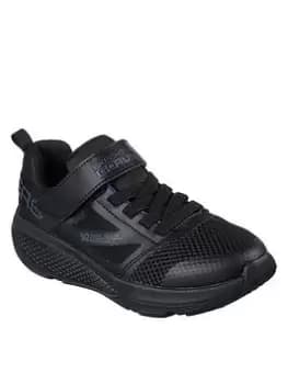 Image of Skechers Boys Go Run Elevate Trainer, Black, Size 10 Younger