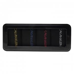 Image of Calvin Klein 4 Piece Sock Gift Set Mens - Black
