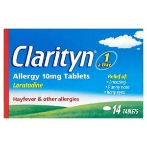 Image of Clarityn Allergy Hayfever Relief 14 Tablets