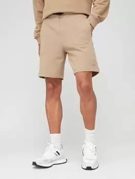 Image of HUGO Diz_c Jersey Short, Brown Size M Men