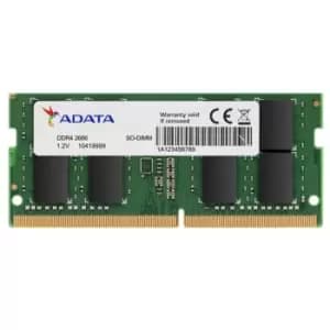 Image of ADATA AD4S26664G19-SGN memory module 4GB 1 x 4GB DDR4 2666 MHz