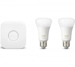 Image of PHILIPS Hue White and Colour Ambiance Mini Smart Bulb Starter Kit - E27, White