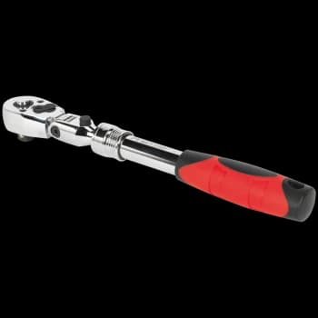 Image of Sealey 3/8" Drive Extendable Flexible Head Ratchet 3/8"