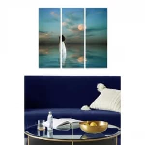 Image of MDF492416668 Multicolor Decorative MDF Painting (3 Pieces)