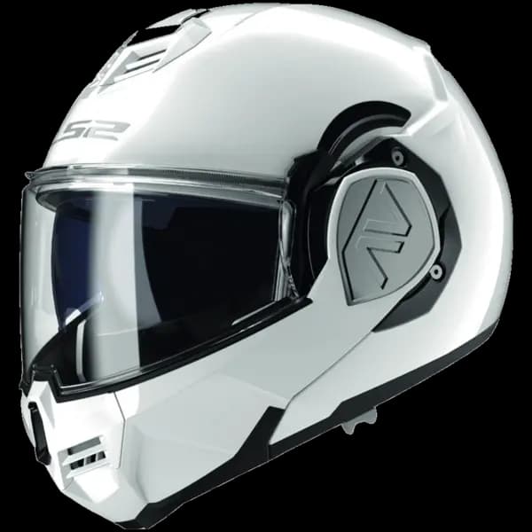 Image of LS2 FF906 Advant Solid White 06 Modular Helmet Size L