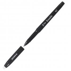 Image of Zebra Z-Grip Erasable Gel Black Ink 0.7mm PK2