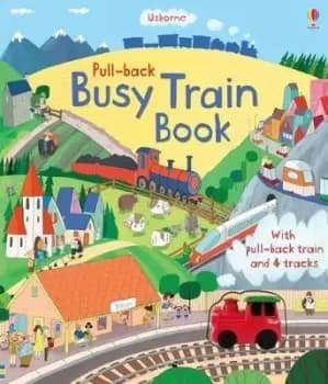 Image of Pull-back Busy Train Book by Fiona Watt