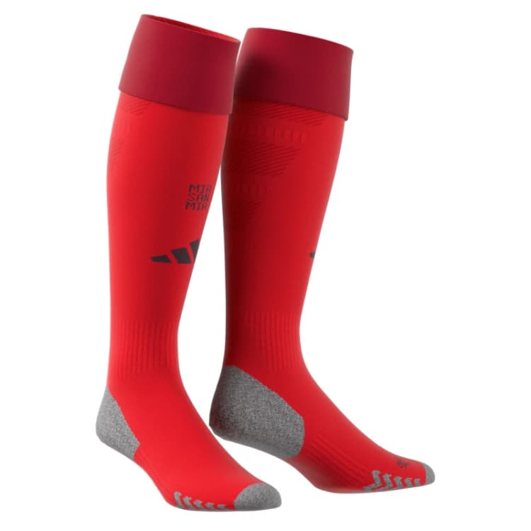 Image of adidas FC Bayern Munich Home Socks 2024 2025 Domestic Replica Football Socks Chd C8-C13 Red 43322008030
