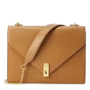 Image of Polo Ralph Lauren Polo ID Envelope Chain Bag - Brown