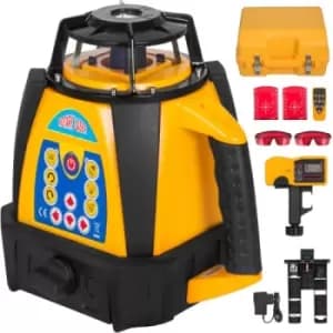 Image of VEVOR Digital Self-Leveling Rotary Laser Kit Red Beam Precise Construction 500M Range with Remote Control & Receiver