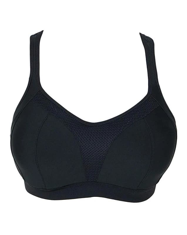 Image of Fantasie Fantasie Elevate Wired Sports Bra Black - Fantasie - Size: 34E Black Female 34E EB38112