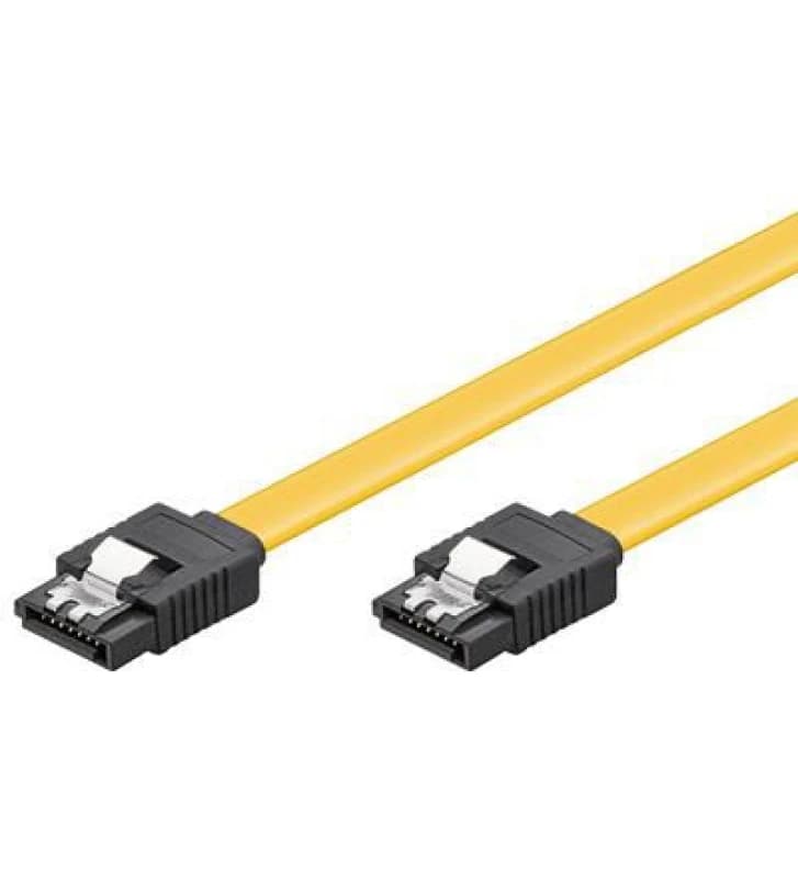 Image of Microconnect SAT15005C6 SATA cable 0.5 m SATA 7-pin Yellow