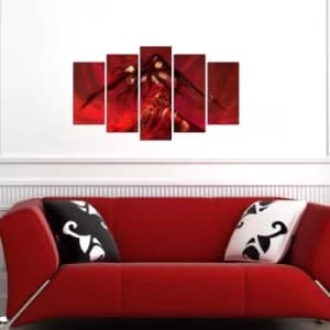 Image of 5MX-5 Multicolor Decorative MDF Painting (5 Pieces)