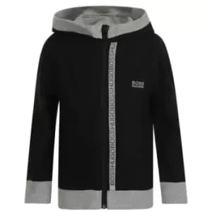 Image of BOSS Children Boys Zip Hoodie - Black