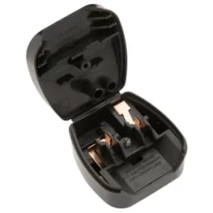 Image of Power Connections PC8338-BK-R-3A Black Plug Converter 3A