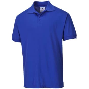 Image of Portwest - B210 - Royal Blue Sz 3XL Naples Polo Shirt Workwear Corporate Wear