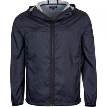 Image of Barbour International Accelerator Zip Through Overshirt - Black BK31