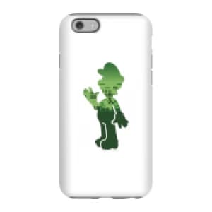 Image of Nintendo Super Mario Luigi Silhouette Phone Case - iPhone 6S - Tough Case - Gloss