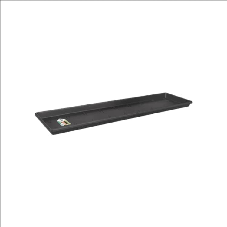 Image of Elho Green Basics Trough Saucer 60cm - Living Black 3510285743300