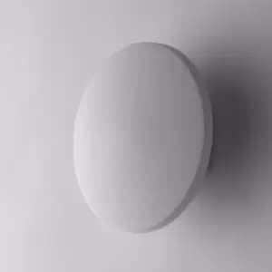 Image of AMON Outdoor LED Flush Wall Light White, IP54 540lm 4000K 18x4cm